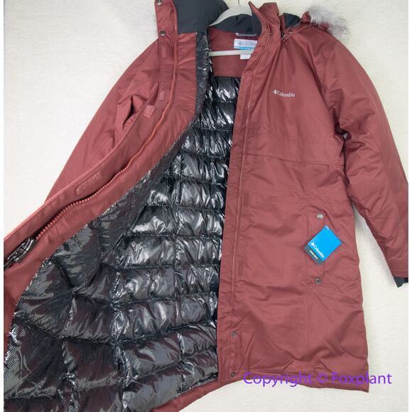 New! Columbia Women's Apres‎ Arson™ Winter Long Down Jacket, size 2X - Picture 5 of 16